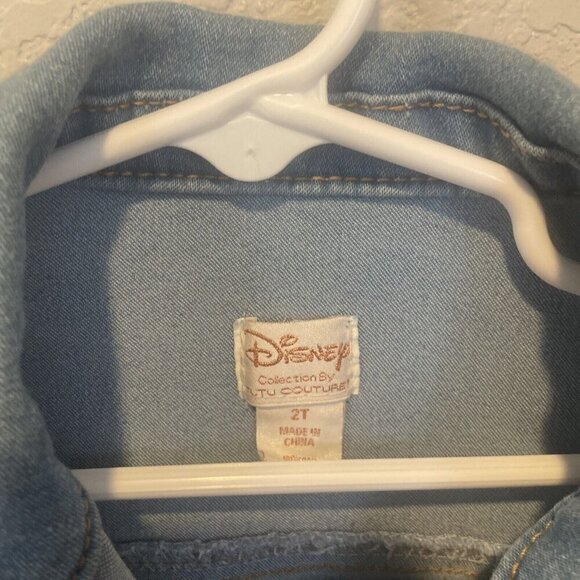 Disney Collection by Tutu Couture Sz 2T Denim Minnie Mouse Jacket - Picture 4 of 8